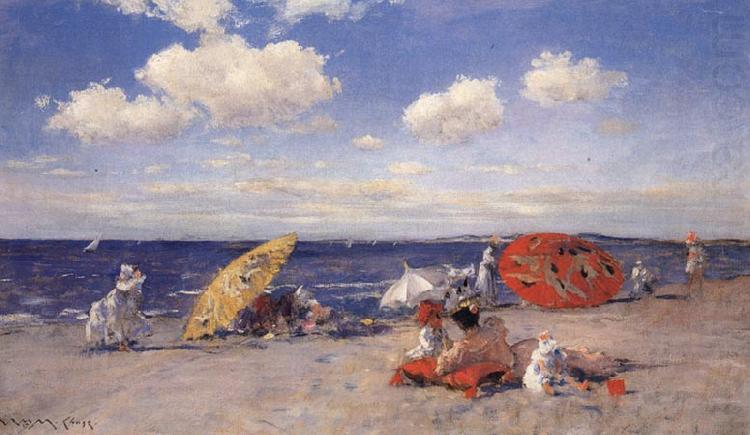 William Merrit Chase At the Seaside china oil painting image